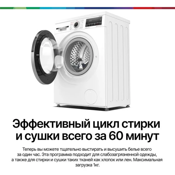 Стиральная машина с сушкой Bosch Serie 4 WDS28460ME - фото 3