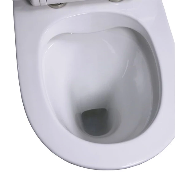 Унитаз-компакт безободковый Taliente Arte AR35045 с крышкой микролифт, Цвет производителя: белый - фото 4