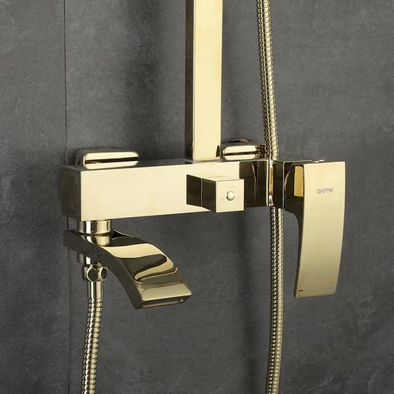 Душевая стойка Gappo Jacob G2407-3, золото - фото 40