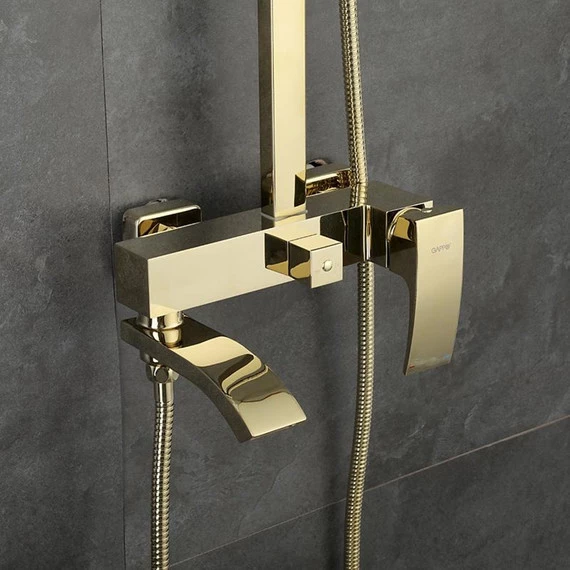 Душевая стойка Gappo Jacob G2407-3, золото - фото 41