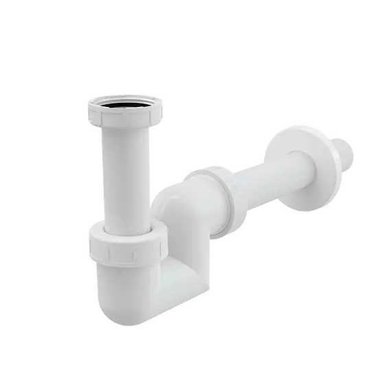 Сифон для умывальника и биде Alcadrain A45F DN32 (AG210902132) - фото 