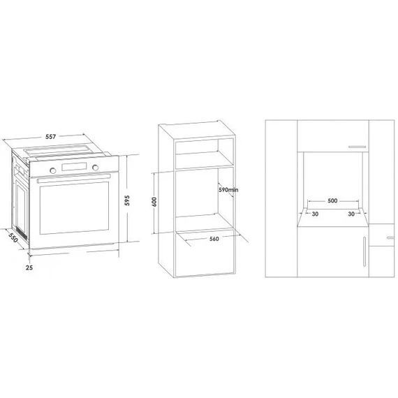 Электрический духовой шкаф Schaub Lorenz SLB ES6313 - фото 3