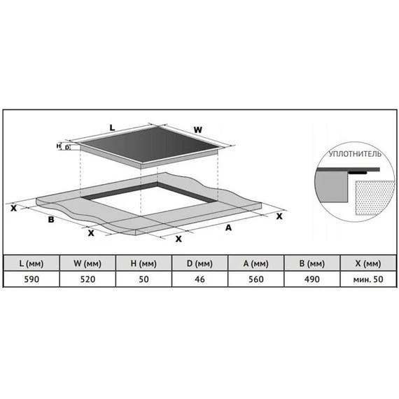 Электрическая варочная поверхность Korting HK 60003 B - фото 3