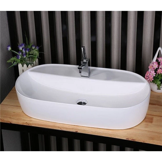 Раковина-чаша CeramaLux N 82 см D1347 - фото 4