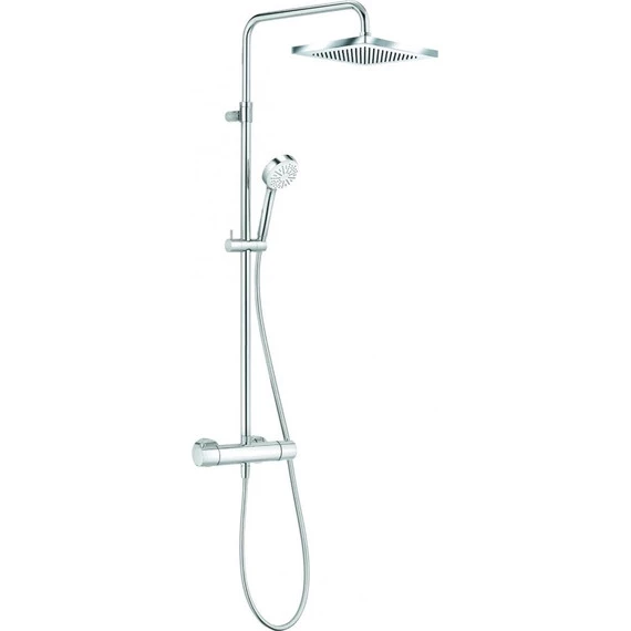 Душевая стойка с термостатом Kludi Logo Dual Shower System 6809805-00 - фото, картинка  Душевая стойка с термостатом Kludi Logo Dual Shower System 6809805-00 - фото