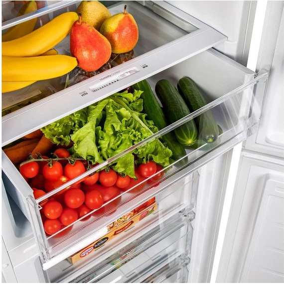 Двухкамерный холодильник Maunfeld MFF185SFW - фото 8