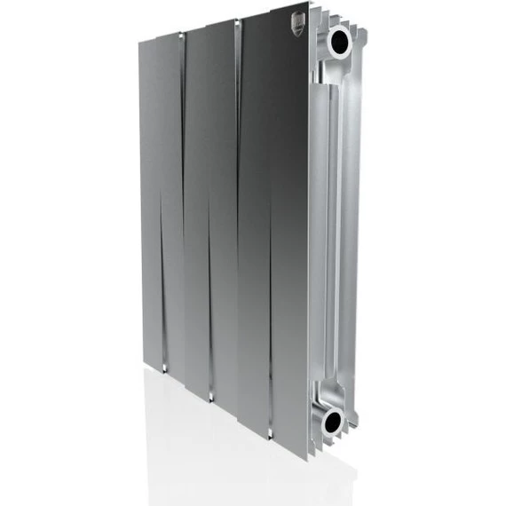 Радиатор Royal Thermo Piano Forte 500 Silver Satin 480х590 мм (6 секций) - фото 