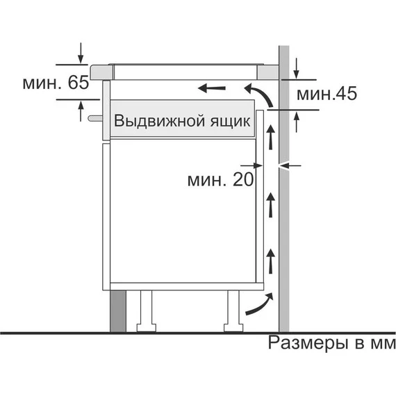 Индукционная варочная поверхность Bosch Serie 4 PUE63RBB5E - фото 5