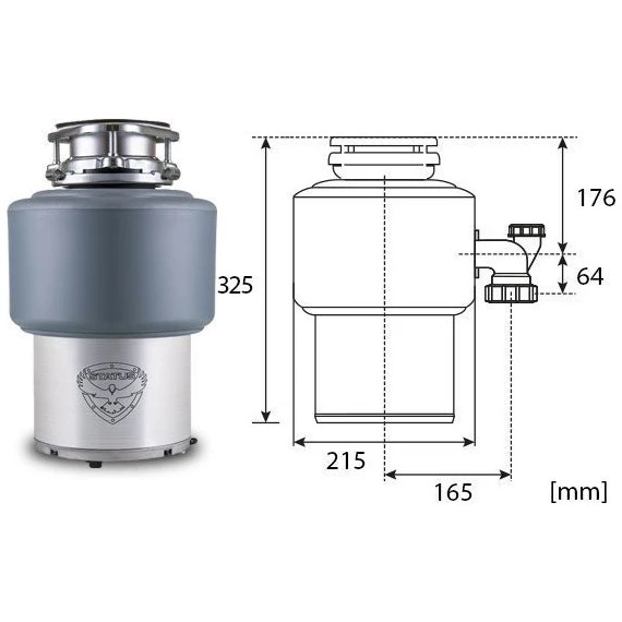 Измельчитель пищевых отходов Status Premium 200 - фото 6