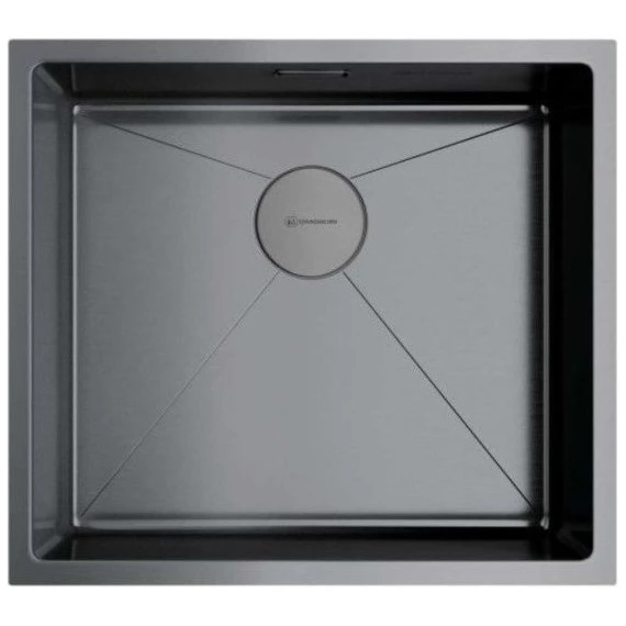 Мойка кухонная Omoikiri Taki 49-U/IF-GM (4973524) 1,2 мм, вороненая сталь, Цвет производителя: вороненая сталь - фото 