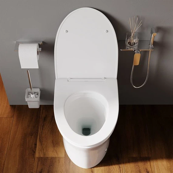 Унитаз приставной безободковый импульсный Iddis Pulse PULIDSEi26 с крышкой микролифт - фото 5