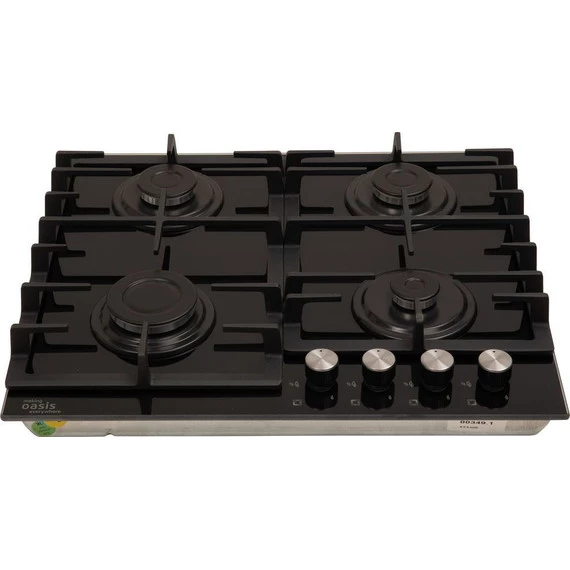 Газовая варочная поверхность Oasis P-GBR (чёрное стекло) - фото 