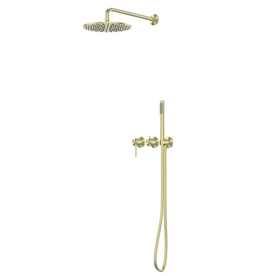 Душевая система для ванны с термостатом Abber Rund AF8750NG, никель - фото 