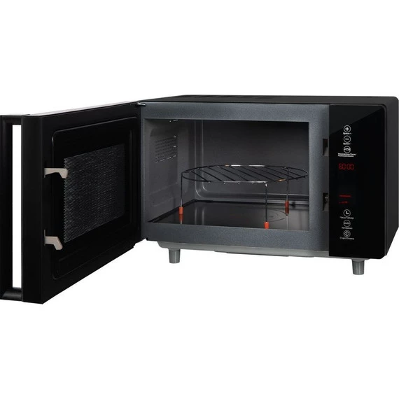 Отдельностоящая микроволновая печь Hiberg VM-4588 B (чёрное стекло) - фото 6