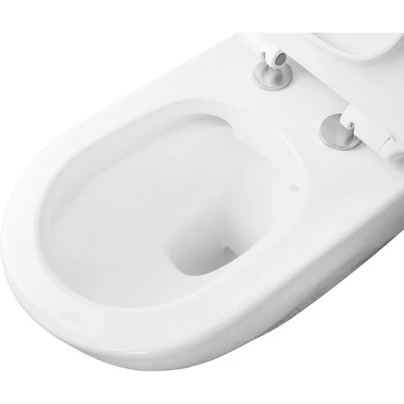 Унитаз-компакт безободковый Azario Corsa AZ-2062S с крышкой микролифт - фото, картинка 5 Унитаз-компакт безободковый Azario Corsa AZ-2062S с крышкой микролифт - фото 5