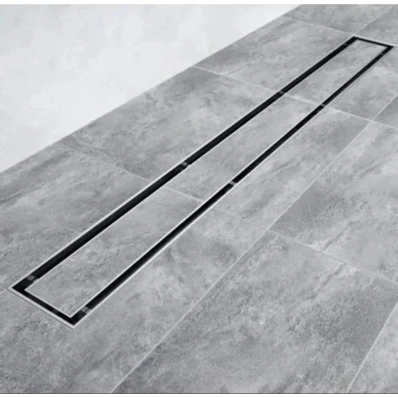 Трап TIM 70 см BAD457002, серебристый (под плитку) - фото 