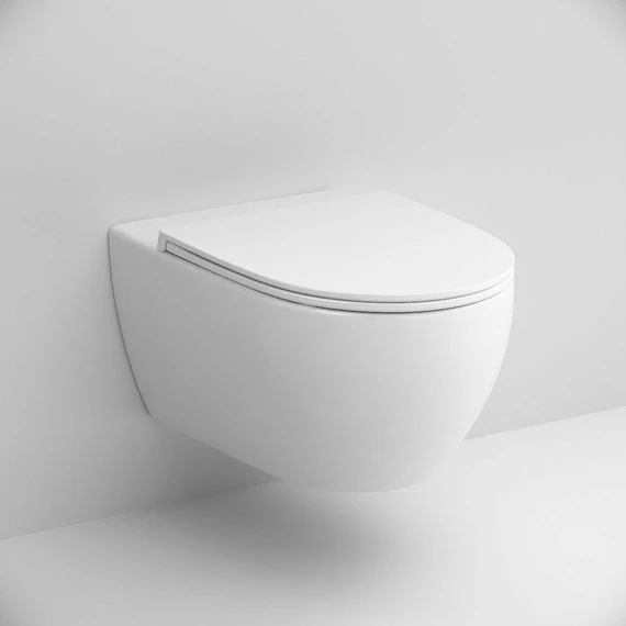 Унитаз подвесной безободковый Am.Pm Awe C111700SC с крышкой микролифт - фото 2