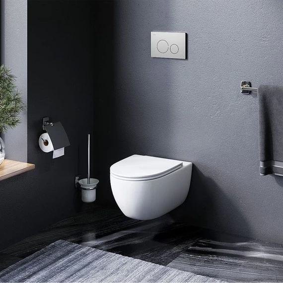 Унитаз подвесной безободковый Am.Pm Awe C111700SC с крышкой микролифт - фото 8