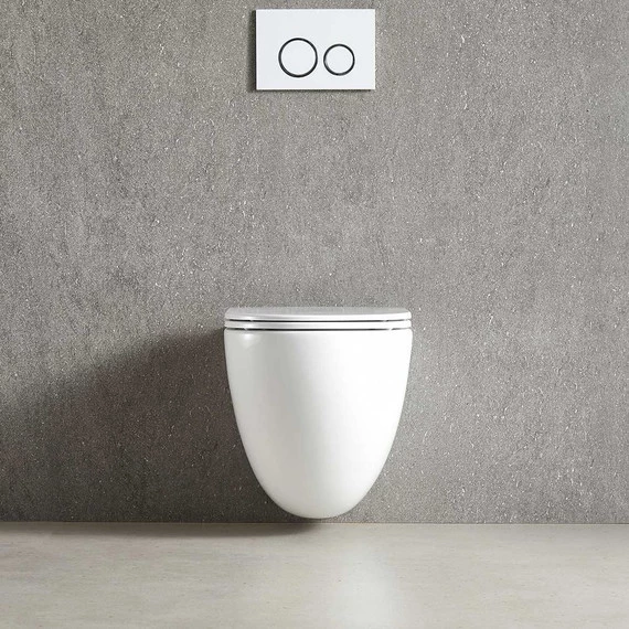 Унитаз подвесной Vincea Bien VT1-51T с тонкой крышкой микролифт (Система смыва торнадо) - фото 9