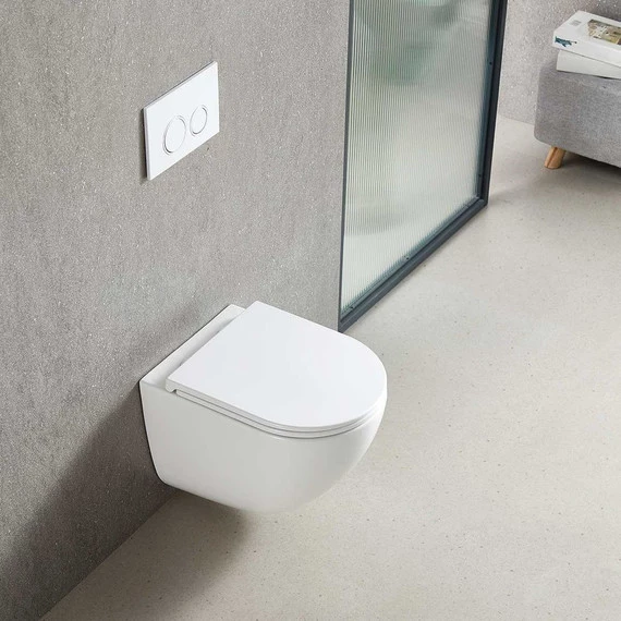 Унитаз подвесной Vincea Bien VT1-51T с тонкой крышкой микролифт (Система смыва торнадо) - фото 7