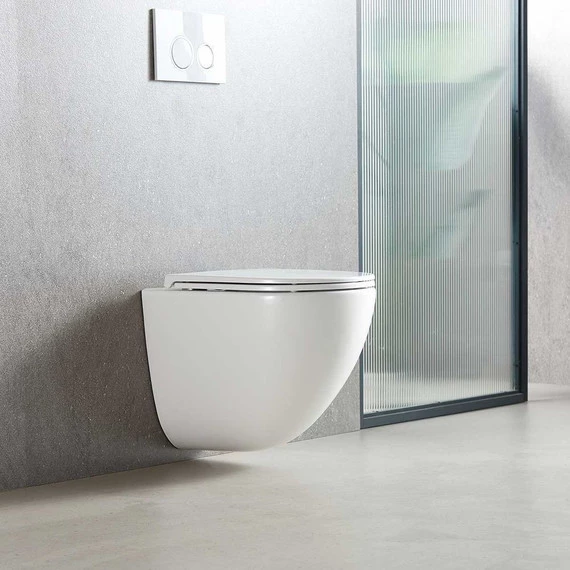 Унитаз подвесной Vincea Bien VT1-51T с тонкой крышкой микролифт (Система смыва торнадо) - фото 8