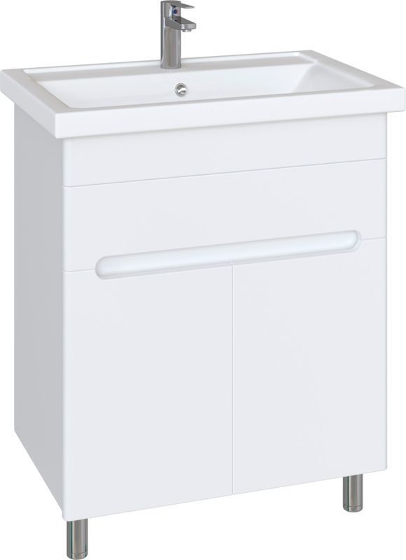 Тумба напольная с раковиной Sanstar Модена 70 см (раковина Фостер 70 ...