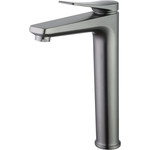 Смеситель для раковины высокий Lemark Bronx LM3709GM, графит - фото 