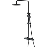 Душевая стойка с термостатом Lemark Bronx LM3770BL, черный - фото 