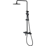 Душевая стойка с термостатом Lemark Bronx LM3772BL, черный - фото 