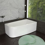 Ванна акриловая Радомир Рона 168x95 см R (в комплекте каркас и сифон), Размер - мм: 1700х950 - фото 