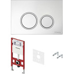 Инсталляция для подвесного унитаза TECEspring S401101 (кнопка хром глянцевый) - фото 