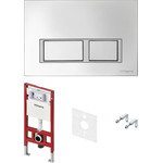 Инсталляция для подвесного унитаза TECEspring S401201 (кнопка хром глянцевый) - фото 