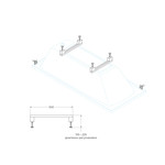 Ванна акриловая Cezares Plane 190x80 см PLANE-190-80-49, Размер - мм: 1900х800 - фото 5