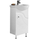 Тумба напольная с раковиной Акватон КОЛИБРИ 45 см L 1A0652K1KO01L, белый - фото 