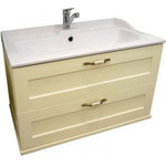 Пенал подвесной Акватон Леон 31 см с корзиной 1A186503LBPR0, дуб бежевый - фото 2