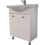 Тумба напольная с раковиной Акватон ЛИАНА 60 см 1A1631K0LL010, белый - фото 