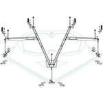 Ванна акриловая Cezares Cetina 130x130 см CETINA-130-130-41, Размер - мм: 1300х1300 - фото 3