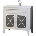 Тумба напольная с раковиной Opadiris Палермо 90 см, белый - фото 