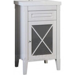 Тумба напольная с раковиной Opadiris Палермо 50 см R, белый - фото 