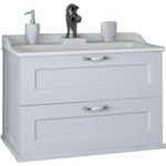 Пенал подвесной Акватон Леон 31 см с корзиной 1A186503LBPS0, дуб белый - фото 2