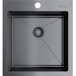 Смеситель для кухни Omoikiri Hotaru-R 4994026, вороненая сталь/красный - фото 3