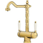 Смеситель для кухни Omoikiri Amagasaki-G 4994019, золото - фото 