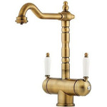 Смеситель для кухни Omoikiri Amagasaki-AB 4994292, античная латунь - фото 