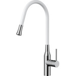 Смеситель для кухни Omoikiri Yatomi-BN-WH 4994250, сталь/белый - фото 