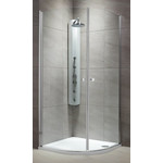 Душевое ограждение Radaway EOS PDD 100х100 см, хром/матовое - фото 