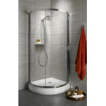 Душевое ограждение Radaway Premium Plus B 90х90х190 см, хром/тонированное - фото 