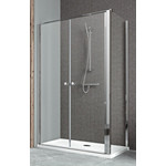 Душевое ограждение Radaway EOS II DWD+S1 100х100 см L/R, хром/прозрачное - фото 