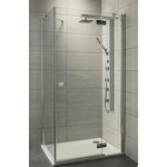 Душевое ограждение Radaway Almatea KDJ R 120х80 см, хром/тонированное - фото 