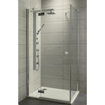 Душевое ограждение Radaway Almatea KDJ L 100х90 см, хром/прозрачное - фото 