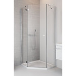 Душевое ограждение Radaway Essenza New PTJ 100х100 см L/R, хром/прозрачное - фото 
